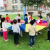 Giochi per bambini Ombrello arcobaleno Giocattolo Scuola materna All'aperto Gioco di squadraFun Sport Educazione precoce Formazione per l'integrazione dei sensi 240202