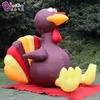 wholesale 3.6x3x3.7M Height Outdoor Giant Inflatable Animal Turkey Cartoon Model With Air Blower For Event Advertising Party Decoration Toys