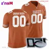 S-6XL Custom NCAA Texas Longhorns College Football Jerseys 3 Quinn Ewers 52 DJ Campbell 0 Ja'tavion Sanders 5 Bijan Robinson 78 Kelvin Ba High