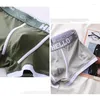 Calzoncillos 6 unids/lote bragas de moda para hombre BoxerShorts de algodón letras hombre ropa interior Boxers transpirable U convexo masculino de gran tamaño