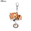 Kreki Śliczne sportowe anime haikyuu !! Charka Charke Blakin Hinata Shoyo Kageyama Tobio Kozume Kenma Keyring Akcesoria biżuterii