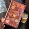 Huda Naughty Nude cień do powiek paleta neutralna 18 Kolor Shimmer Matte Metallic Long Waterproof Makment Palette 240124