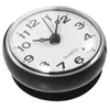Wall Clocks Bathroom Clock Kitchen Ornament Small Waterproof For Living Suction Cup Home Vintage Decor