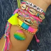 Charm Bracelets Boho Femme Vsco Girls Things Friendship Set Handmade Shell Braid Rope Accessories Pulseras Mujer