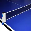 Portable Table Tennis Net Rack 2M Free Telescopic Ping Pong rack High Quality Plastic 240131
