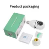 Bulb Surveillance Camera Night Vision Home Home Panoramic Smart HD 4x Digital Zoom Video Indoor Security Monitor