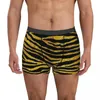 Mutande Strisce dorate Tigre Re della foresta Mutandine traspiranti animali Intimo uomo Pantaloncini ventilati Boxer