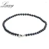 Pendants Genuine Natural Black Pearl Necklace For Women Real Freshwater Choker 925 Silver Collar Mujer