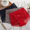 Kvinnors trosor 2024 Ankomst Sexiga kvinnor Sömlösa transparenta underkläder Hög Rise Lift Up Underpants Lingerie Briefs P302