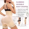 Shapewear für Frauen, hohe Taille, Trainer-Panty, schlankmachender Bauch, Bauchkontrolle, Hüft-Po-Lifter-Shorts, Damen-Boyshorts mit Spitze in der Mitte des Oberschenkels