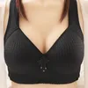 Bras kvinnor plus storlek 36-44 b/c sömlös sexig utan underwire bralte tops flickor skjuter upp underkläder underkläder brassiere