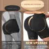 Mulher levantador acolchoado renda shapewear mais grosso bunda realçador controle calcinha sem costura falso nádega roupa interior grande booty shorts