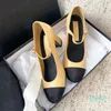 2024 High-heeled sandal Designer dress party Wedding shoes for girl women 7cm