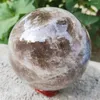 Dekorativa figurer 1.1 kg Crystal Ball Natural Smoking Quartz Sphere Smoke Citrine Gemstone Reiki Healing