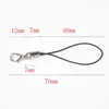 Keychains 20/40pcs/lot Thread Cord Key Holder DIY Bag Ring Bags Toys Hanger Lobster Keyrings Keyfob KeyChain Accessories