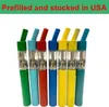 Prefilled J Eeter engångs e-cigaretter penna uppladdningsbar 320mAh 1,0 ml Live Harts Vaporizer 10 stammar lager i USA