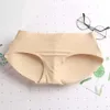 Lady Middle Waist Sexy Padding Bum Padded Butt Lifter Enhancer Hip Push Up Underwear Seamless Panties Buttocks