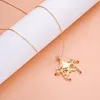 Pendant Necklaces Anime Winx Of Club Stella Fairy Dust Stars Necklace Delicate With Crystal Dangle Jewelry For Daughter Girls