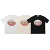 ファッションブランドマイクロラベルレターパターン男性と女性のための短いTシャツストリートルーズハーフスリーブ