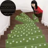 Teppiche Niedliches Muster Stufenteppich Teppich Leuchtende selbstklebende Treppenauflage Anti-Rutsch-Stufenmatten Fußeingangsmatte Heimdekoration
