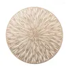 Table Mats Hollow Insulated Placemat Decoration Mat Western Instagram Dining Round Fireworks