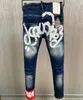 TR APSTAR DSQ Herrenjeans D2 Hip Hop Rock Moto DSQ COOLGUY JEANS Design Ripped Denim Biker Slim DSQ Jeans für Herren 9887 Farbe Blau