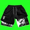 Herenshorts Y2K Zomer Heren Streetwear Anime Berserk Oversize Actieve atletische gym Korte broek Training Fitness Workout Trackkleding