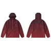 2024 Trapstar Windbreaker Bomber Womens Coat läder vattentätt dragkedja broderi svart blå jacka mens designer jackor 23fw