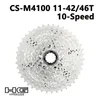 Bike Veseilurs Deore M4100 10 Hızlı MTB Değiştirici Kol M4120 RD X10 Zincir 10V Kaset 40/42/46/50T CS-M4100 Volan Grup Seti