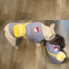 Vestuário 5xl camiseta para cachorro de estimação com mochila estilo japonês bonito roupas de buldogue francês primavera outono roupas para cães pequenos e grandes labrador