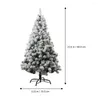 Christmas Decorations Artificial Tree Creative Xmas Home Classic Exquisite Scene Layout Prop Flocking Adorable White