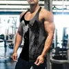 Herren-Tanktops, stilvolles, schweißabsorbierendes T-Shirt in Kontrastfarbe, cooles Herren-Unterhemd, Blockweste, Streetwear