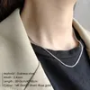 Collier ras du cou Orazio en acier inoxydable pour femmes, couleur or argent, chaîne de clavicule scintillante, mode coréenne, joli bijoux cadeau