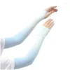 Rowerowe rękawiczki gradientowe rękawy lodowe jedwabny sunsn dla mężczyzn i kobiet na świeżym powietrzu.