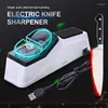 Diğer Bıçak Aksesuarları Kalavatma Taş USB Elektrik Mutfak Aleti için Ayarlanabilir EDC Bıçak Makas Keskinleştirme İnce Ev Kullanımı