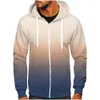 Zip Up Man sudadera con capucha para hombres otoñales para hombre de alta calidad ropa de manga larga de gran tamaño capucha macho sudadera con capucha de estilo coreano 240201