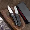 Высокое качество MT LCDT AUTO Тактический складной нож D2 Stone Wash Tanto Point Авиационная алюминиевая ручка с ЧПУ На открытом воздухе Кемпинг Туризм EDC Карманные ножи с розничной коробкой