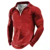 Camisetas para Hombre Camiseta De manga larga moda Casual Color sólido a juego temperamento De alta calidad Ropa De Hombre