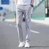 Men's Pants Spring Autumn High Waist Pockets Solid Button Zipper Casual Suit Loose Formal Trousers Office Lady Vintage