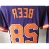 Clemson NCAA Tigers #28 Seth Beer College Baseball Jerseys Orange White Purple Mens sydd Seth Beer University Jersey Sh High