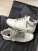 Mid Slide ster hoge schoenen Designer Italië Star Sneakers luxe schoen Damesmode Klassieke witte Do-oude pailletten Dirty Man casual schoenen