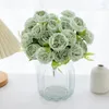 Fleurs décoratives pivoine artificielle hortensia bouquet de soie pour mariage maison jardin décoration fête table centres bricolage couronne accessoire
