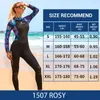 Women's Swimwear 3MM Diving Suit Neoprene One Piece Warm Thickened Back Zipper Snorkeling Wetsuit Swimming Surfing Wet Suits