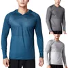 Men's T Shirts Spring Summer Mesh Hooded Quick Drying Mens Short Sleeve Workout For Men Loose Fit Spandex