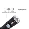 Facklor USB Handy LED-fackla Flash Light Pocket-laddningsbar ficklampa Zoombar lampa Inbyggnad 16340 Batteri för jakt Cam Drop Del Dhcjt