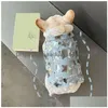 Köpek Giyim Moda Köpek Denim Düğme Ceket Tasarımcı Kedi Baskı İnce Yelek Schnauzer Bichon Corgi Teddy Pet Sweatshirt Yelek Deliği De Dhuva