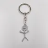 Keychains Lanyards 유령 커플 키 체인 펜던트 성격 재미있는 성냥 사람 귀여운 가방 학생 선물 드롭 배달 OTL1V