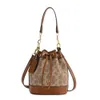 New Water Trendy Printed Crossbody Bucket High End Texture Versatile Shoulder Bag 2024 78% Off Store wholesale