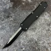 Micro A07 Automatic Tactical Knife 440C Two-tone Blade Black Zinc Alloy Self Defense Hunting Everyday Knives AUTO Combat Tools C07 3300 9400