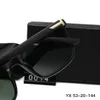 Männer Klassische Marke Retro frauen Verbote Sonnenbrille Bands Luxus Designer Brillen Metallrahmen Designer Sonnenbrille Frau 0014